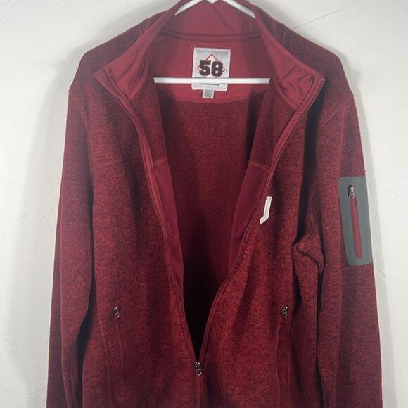 🔥🏈 Vintage OKLAHOMA SOONERS Full Zip Polyester Fleece Jacket - Men Sz XL - GUC - Picture 9 of 13